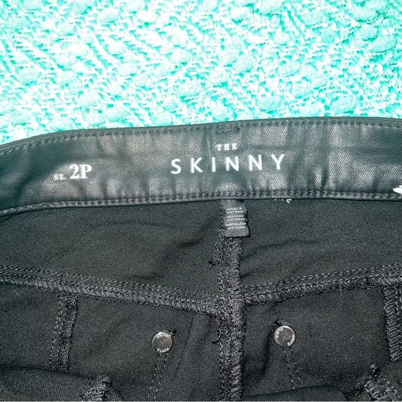 White House Black Market Moto Pleather Skinny Jean - Picture 3 of 5